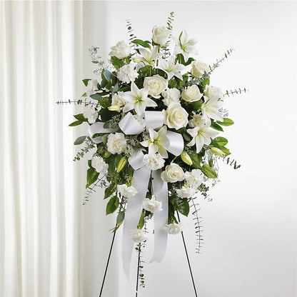 With Care Standing Spray – FORGET-ME-NOT FLOWERS & GIFTS, Jacksonville NC