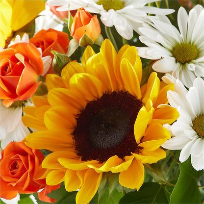 Sun-drenched Blooms Bouquet – FORGET-ME-NOT FLOWERS & GIFTS, Jacksonville NC