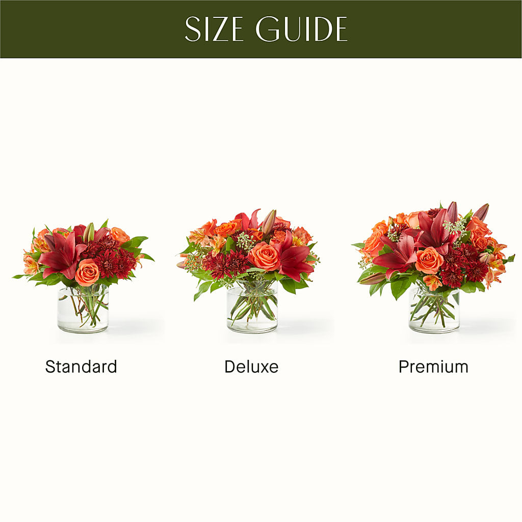 Crimson Leaves Bouquet – FORGET-ME-NOT FLOWERS & GIFTS, Jacksonville NC