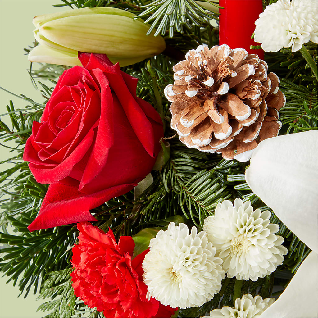 Seasonal Festivities Centerpiece – FORGET-ME-NOT FLOWERS & GIFTS, Jacksonville NC
