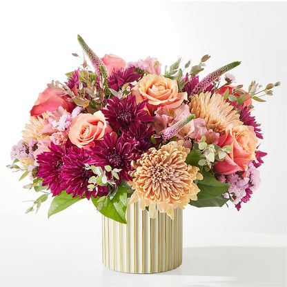 Berry Cobbler Bouquet with Ivory Vase – FORGET-ME-NOT FLOWERS & GIFTS, Jacksonville NC