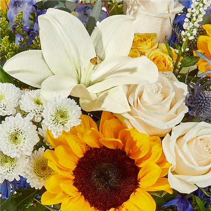 Wonderfully Sunny Bouquet – FORGET-ME-NOT FLOWERS & GIFTS, Jacksonville NC