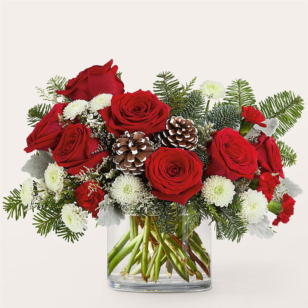 Yule Cheer Bouquet – FORGET-ME-NOT FLOWERS & GIFTS, Jacksonville NC